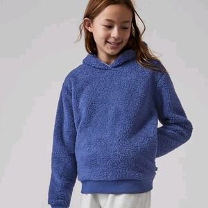 Athleta Girl Cozy Kids' Fleece Jackets - Pink and Navy (2)